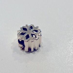 Pandora sterling silver snowflake charm